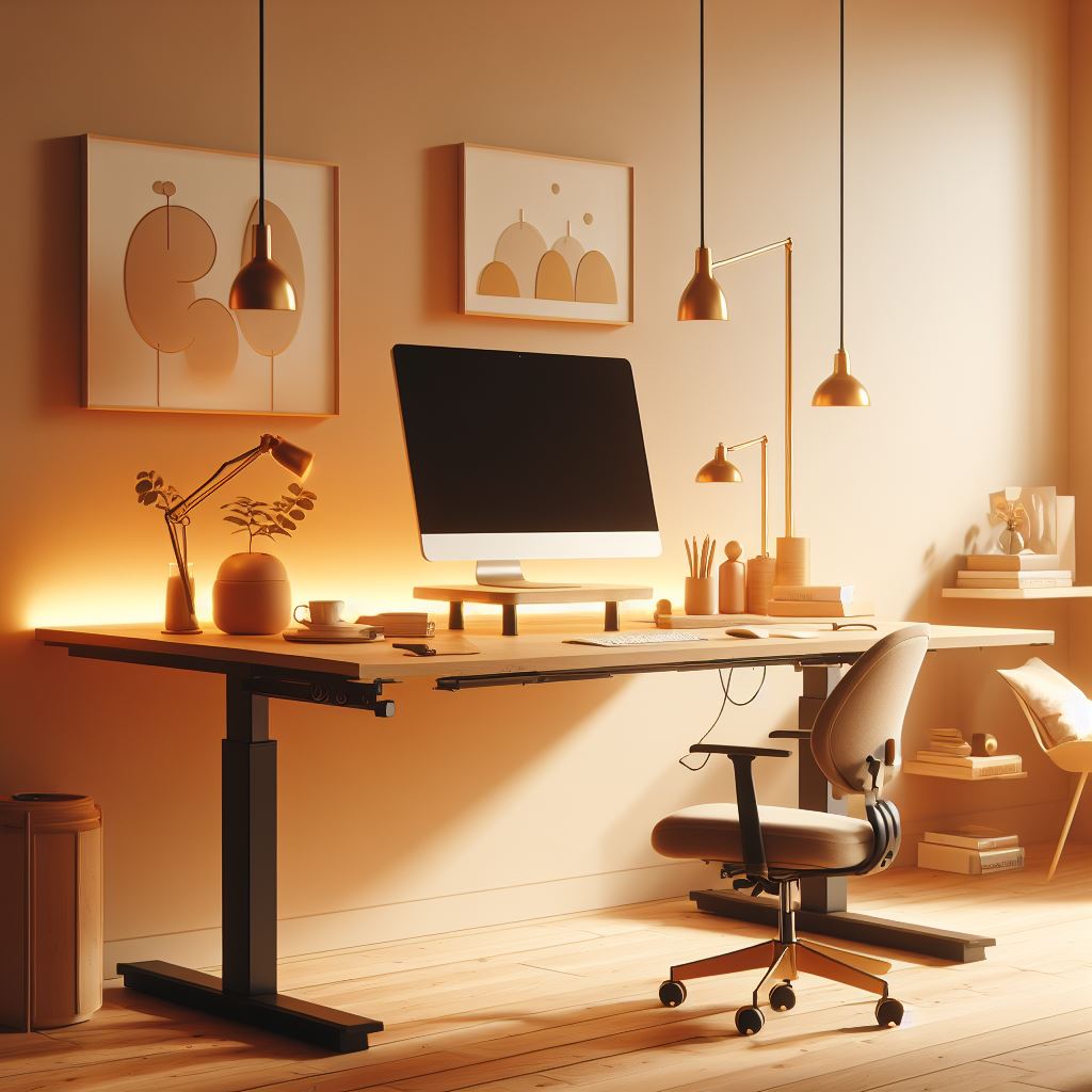 電動升降桌-簡約款