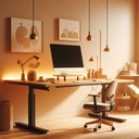 電動升降桌-簡約款